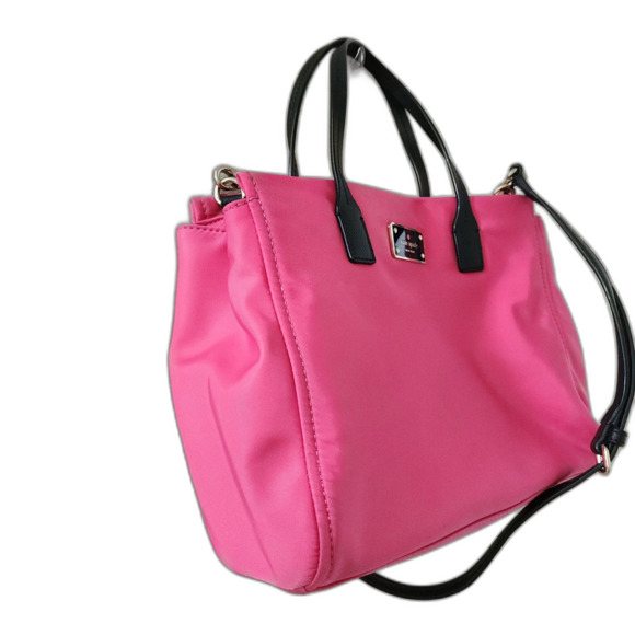Kate Spade New York Hot Pink Small Nylon Tote Crossbody Bag - Picture 5 of 11